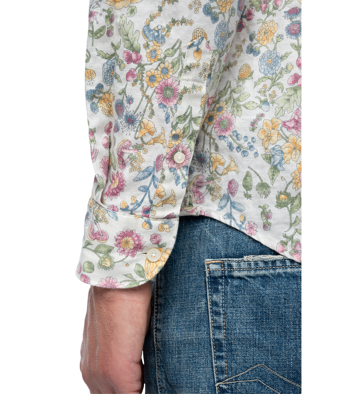 パステルフラワープリントシャツ 詳細画像 パステル 7